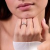 Platinum Round Brilliant Cut 1.00ct Diamond 6-Claw Solitaire Ring