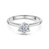Platinum Round Brilliant Cut 1.00ct Diamond Solitaire Ring