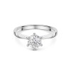 Platinum Brilliant Cut 1.00ct Diamond Solitaire Ring