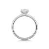 Platinum Round Brilliant 0.60ct Diamond Tulip Set 6 Claw Solitaire Ring
