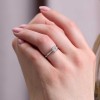 Platinum Round Brilliant 1.50ct Diamond Tulip Set Solitaire Ring