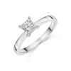 Platinum Princess Cut 0.75ct Diamond Solitaire Ring