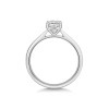 Platinum 0.75ct Princess Cut Diamond Solitaire Ring