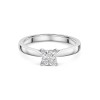 Platinum 0.75ct Princess Cut Diamond Solitaire Ring