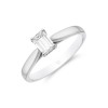 Platinum Emerald Cut 0.50ct Diamond Solitaire Ring 1