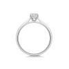 Platinum 1.00ct Emerald Cut Diamond Solitaire Ring