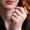 Platinum 0.50ct Emerald Cut Diamond Solitaire Ring with Diamond Set Shoulders