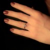 Platinum Emerald Cut 0.66ct Diamond Solitaire Ring