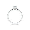 Platinum Emerald Cut 0.66ct Diamond Solitaire Ring