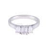 Platinum 1.10ct Diamond 3 Stone Ring