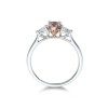 Platinum Pear Cut 1.35ct Diamond Three Stone Ring
