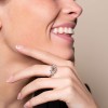 Platinum Brilliant and Emerald Cut 3.00ct Diamond Three Stone Ring