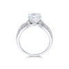 Pre-Owned 18ct White Gold Brilliant Cut 2.35ct Diamond Solitaire Ring - Size M