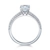 Platinum Cushion Cut 1.23ct Diamond Solitaire Ring