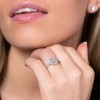 Platinum Cushion Cut 1.50ct Diamond Solitaire Ring