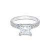 Platinum Princess Cut 2.00ct Diamond Solitaire Ring