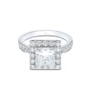 Platinum Princess Cut 2.00ct Diamond Solitaire Ring
