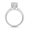 Platinum 1.50ct Round Brilliant Diamond Shoulders Ring