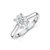 Platinum Oval Cut 1.50ct Diamond Solitaire Ring