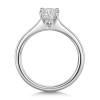 Platinum 1.00ct Oval Diamond Solitaire Ring