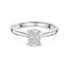 Platinum 1.00ct Oval Diamond Solitaire Ring