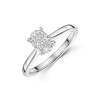 Platinum 1.00ct Oval Diamond Solitaire Ring
