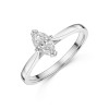 Platinum Marquise Cut 0.50ct Diamond Solitaire Ring