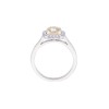 Platinum Cushion Cut 1.55ct Diamond Halo Ring