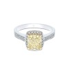 18ct 2 Colour Gold 2.05ct Diamond Solitaire Ring