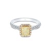 18ct 2 Colour Gold 1.20ct Diamond Solitaire Ring