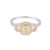 18ct 2 Colour Gold 1.20ct Diamond Solitaire Ring
