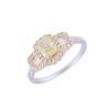 18ct 2 Colour Gold 1.20ct Diamond Solitaire Ring