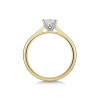18ct Yellow Gold Princess Cut 0.50ct Diamond Solitaire Ring