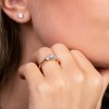 18ct Yellow Gold Brilliant Cut 1.00ct Diamond Three Stone Ring