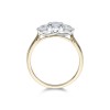 18ct Yellow Gold Brilliant Cut 0.75ct Diamond Three Stone Ring