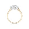 18ct Yellow Gold Brilliant Cut 0.75ct Diamond Three Stone Ring