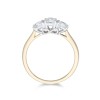 18ct Yellow Gold Brilliant Cut 1.00ct Diamond Three Stone Ring
