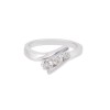 18ct White Gold 0.50ct Round Brilliant Diamond 3 Stone Ring