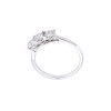 18ct White Gold 0.75ct Uniformed Round Brilliant Diamond Three Stone Ring