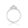 18ct White Gold 0.25ct Diamond 3 Stone Ring