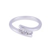 Platinum 0.33ct Round Brilliant Diamond 3 Stone Ring