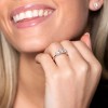 Platinum 1.00ct Diamond 3 Stone Ring