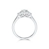 Moments Platinum 'Infinity' Brilliant Cut 1.00ct Diamond Three Stone Ring