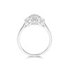 Platinum Brilliant Cut 1.00ct Diamond Three Stone Ring 