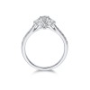 Platinum Brilliant Cut 1.00ct Diamond Three Stone Ring 3