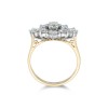 18ct Yellow Gold Brilliant Cut 2.15ct Diamond Cluster Ring