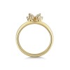 18ct Yellow Gold Round Brilliant 0.10ct Diamond Butterfly Ring