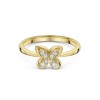18ct Yellow Gold Round Brilliant 0.10ct Diamond Butterfly Ring