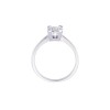 18ct White Gold Approx 0.50ct Princess Cut Diamond Cluster Ring