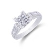 18ct White Gold 0.80ct Diamond Cluster Ring